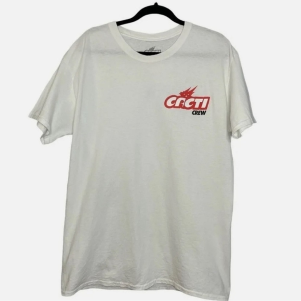 TRAVIS SCOTT CACTI CREW WHITE SMALL TSHIRT